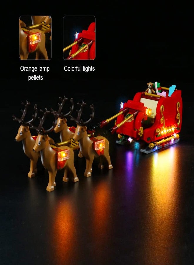 Vonado Led Light Kit Compatible with Lego Santa Sleigh 40499 - Lego Sets Not Included, Vonado Led Lighting Kit Compatible with Lego Christmas Set - Image 3